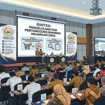 Bimtek Pengelolaan dan Pertanggungjawaban Keuangan Desa yang Dilengkapi dengan Pengadaan Barang Jasa Pemerintah di Desa serta Audit Pemeriksaan Keuangan Desa